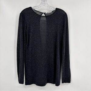 T by Alexander Wang Shirt Top Open Back Black Size XS